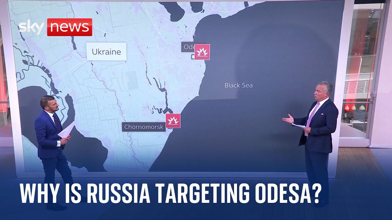 Film backdrop image for Ukraine War: What do we know about the latest attack on Odesa? (2023)