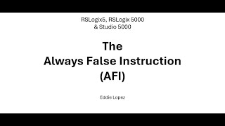 The Always False Instruction (AFI) Wealth