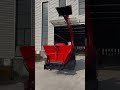 Crawler type fertilization and manure spreading operation truck self-loading and unloading truck
