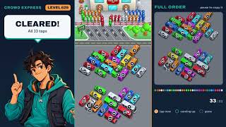 Crowd Express Level 629 | Full Walkthrough - No Magnets