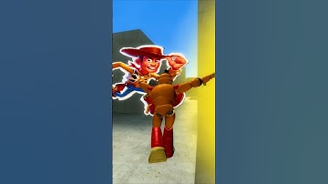 Scary Spongebob Nextbot Gmod Pomni, Woody and Buzz Chasing me Nextbot in Gmod #gmod #nextbot #shorts