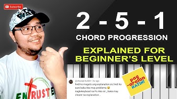 2-5-1 Chord Progression (Major) Explained  |  in Beginner