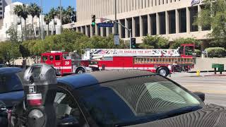 LAFD Light Force 29 responding to an elevator rescue