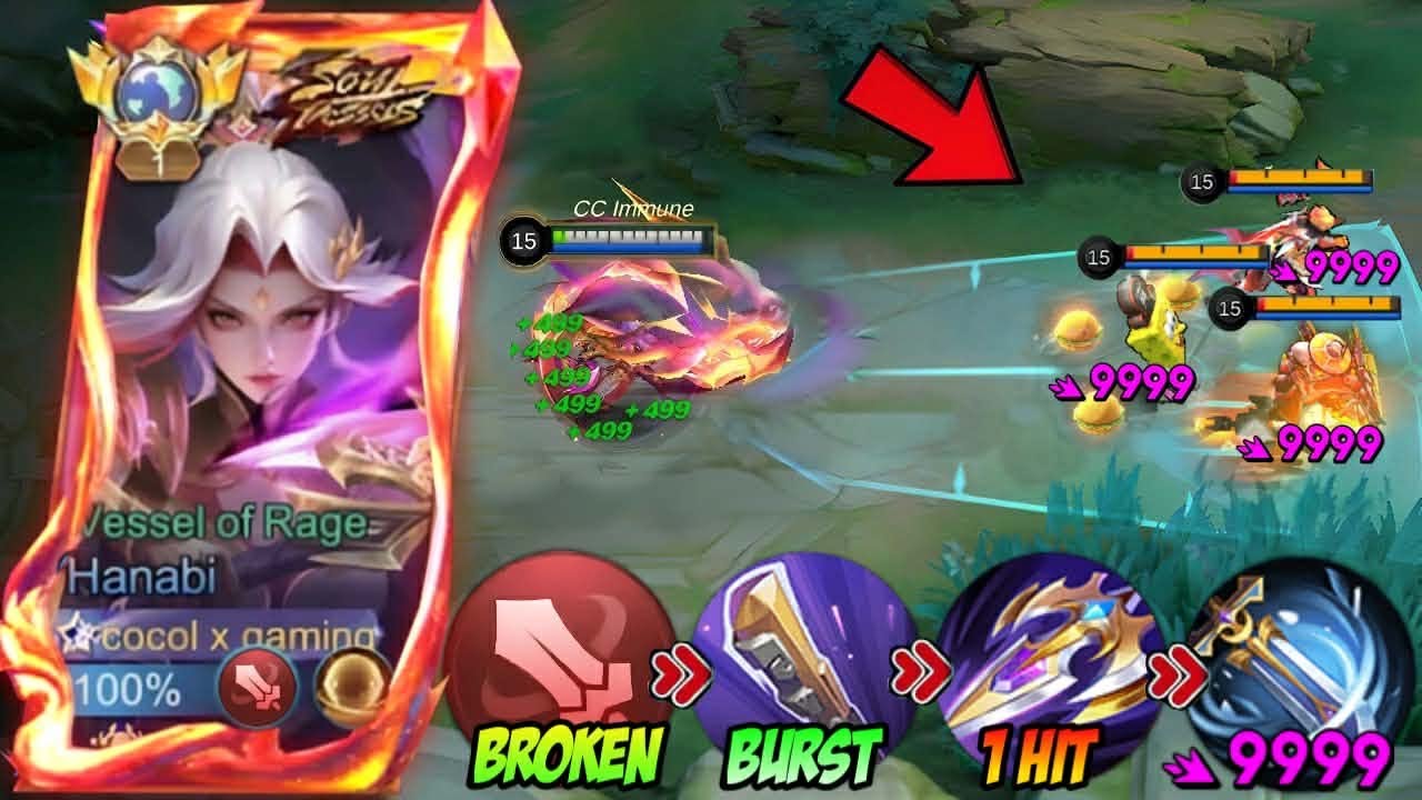 MOONTON, спасибо за улучшенную сборку для боевой эмблемы Ханаби! | Лучшая новая сборка Ханаби 202...