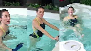 The Benefits of Hydropool Swim Spas-Fitness Video and Aquatic Cross-training- view the options here