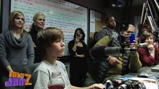 Justin Bieber in the JamZ Studio with Super Snake