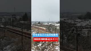 特急 冬をまるごと仙台松島号 小牛田行 E653系1000番台K70編成[水カツ]復活国鉄色12/18