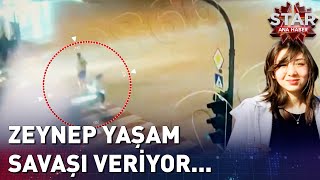 Zeynep Nazlı'nın Yaralandığı Kaza Kamerada