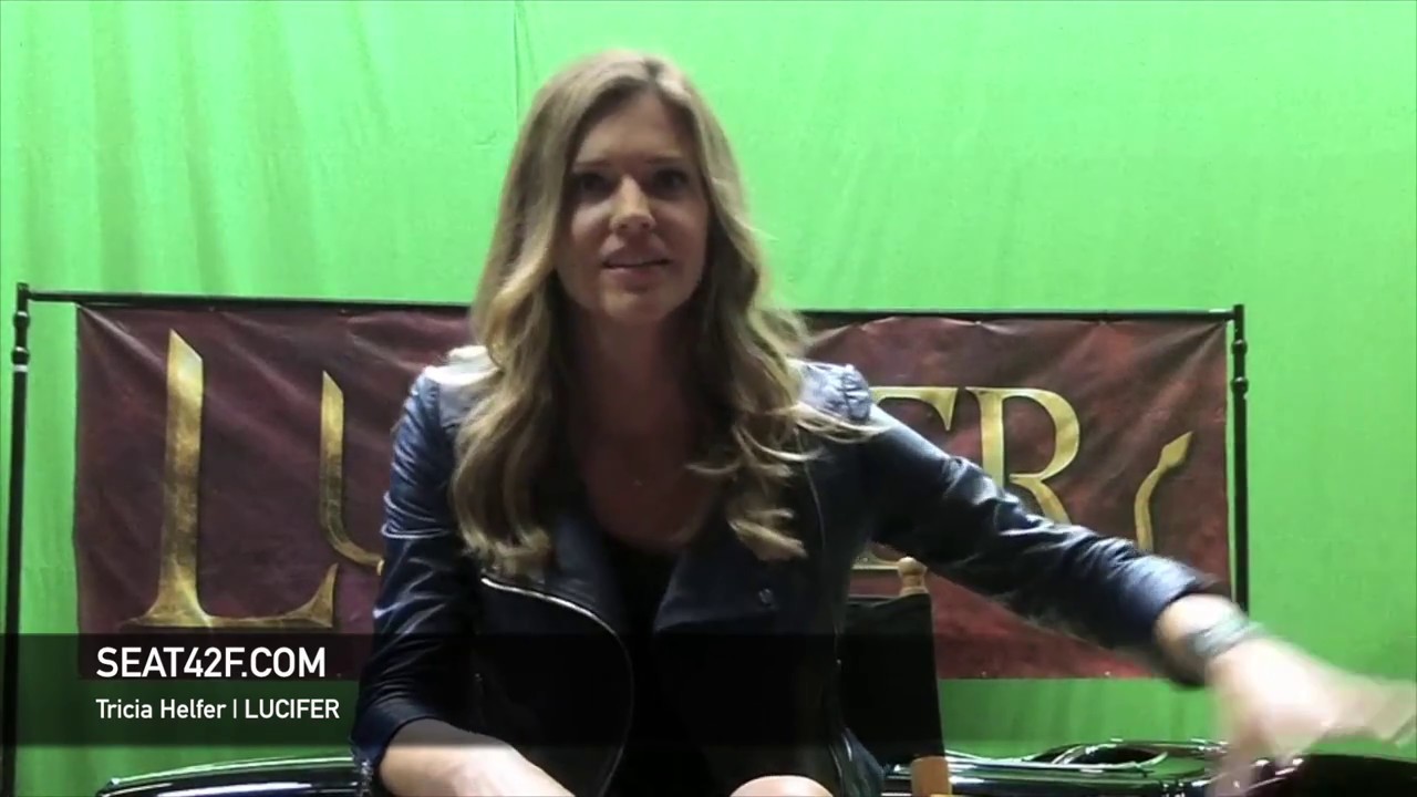 Tricia Helfer Lucifer Set Visit Interview Youtube