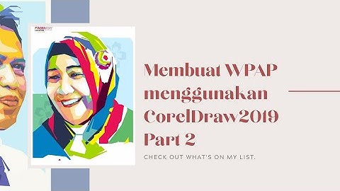 Membuat WPAP Menggunakan CorelDraw 2019 (Part 2)