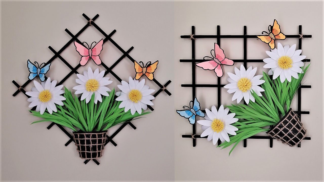 BEAUTIFUL WALL HANGING IDEAS - Paper Wall Decoration | wall ...