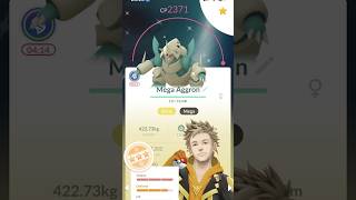 #steel armour Pokemon #aygron got in Pokemon go #steel and ground combination