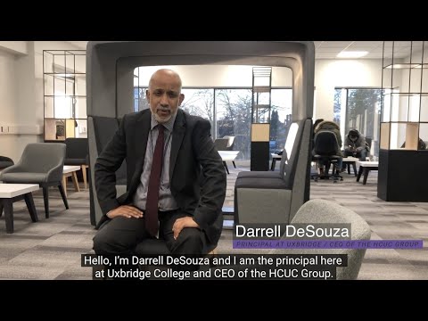 Uxbridge College Principal's Welcome at Virtual Open Day - Nov 2020