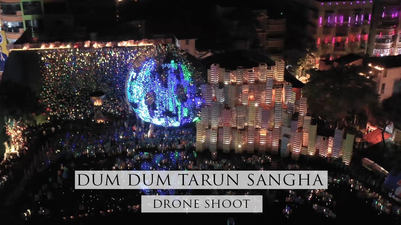 Dum Dum Tarun Sangha | Durga Puja | Drone View | Rajarshi Das Photography | 4K