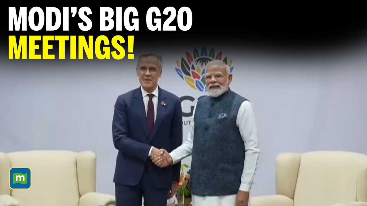 G20 Summit: PM Modi Meets Canadian PM Mark Carney at G20 Summit
