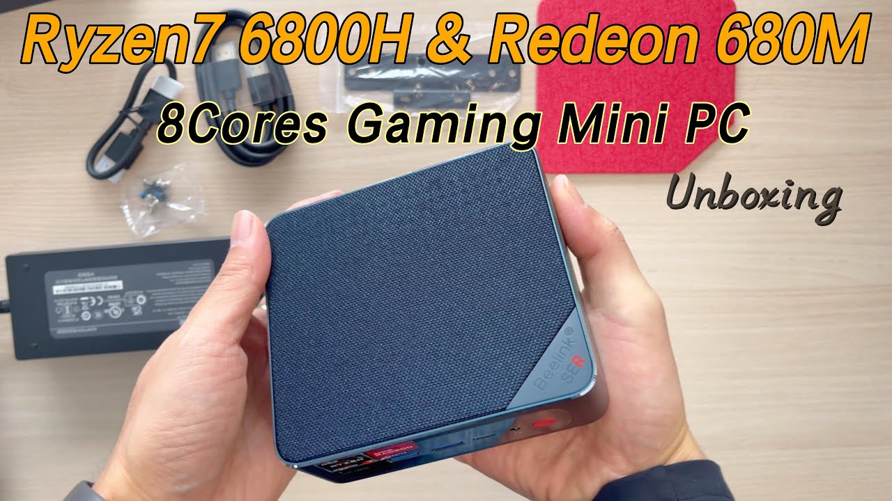 Beelink SER6 PRO AMD Ryezn7 6800H Gaming Mini PC Unboxing YouTube