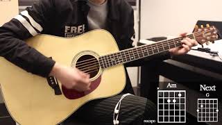 Bad Romance - Lady Gaga Guitar Cover For Beginner Playing By Musicdrawing