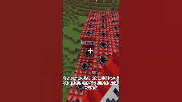 One TNT for one subscriber part 4 #minecraft #channelgrowth #subcount