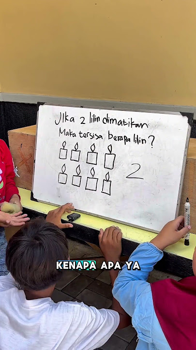 Fatan, if 2 candles are extinguished, how many candles will be left? #shorts #logic #education #f...