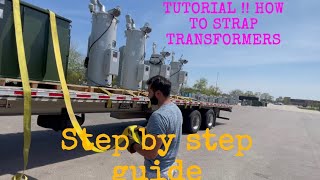 TUTORIAL: how to strap transformers FLATBED : VLOG 1