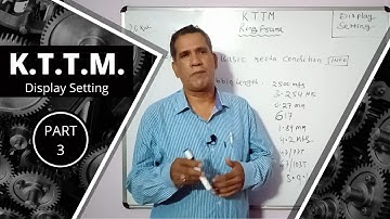 KTTM Display Setting ( part 3 )