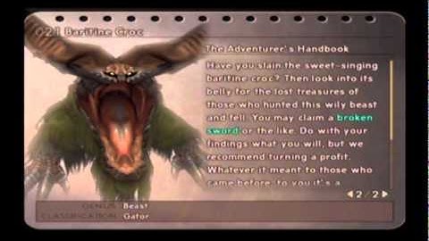 Final Fantasy XII Playthrough - Part 355c, Clan Primer: Bestiary (3/27)