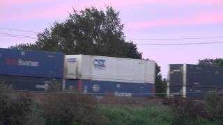 Fast CSX Intermodal Train Eastbound