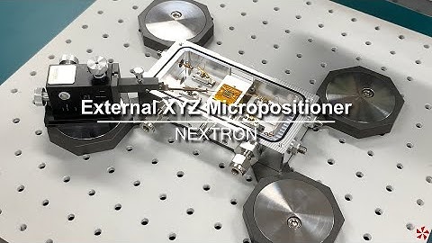 [External XYZ Micropositioner] Fine Adjustment of Micro Probe (300μm tips)