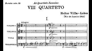 Heitor Villa-Lobos - String Quartet No. 8 (1944)