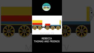 Membuat Kereta Api Rebecca - Thomas and Friends #shorts screenshot 2