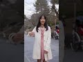 京都の観光名所、ねねの道、モデルは唯花　Nene no Michi, a tourist attraction in Kyoto, the model is Yuina