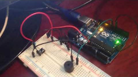 Arduino Uno playing Mario Theme