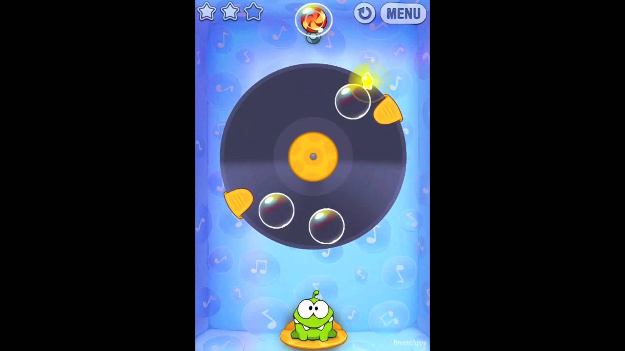 Cut the Rope DJ Box Level 11-9 Walkthrough 3-Stars Gameplay Guide Tutorial walkthrough lösungen