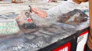Found DIY Fingerboard Park and Lurking NYC Track Pits