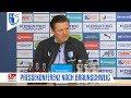 Pressekonferenz nach dem Auswärtsspiel bei Eintracht Braunschweig