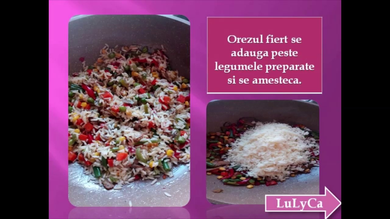 Orez Cu Legume (congelate) reteta simpla si usor de gatit YouTube