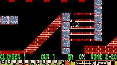 DOS Oh No! More Lemmings Wicked 2 Inroducing SUPERLEMMING