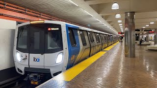 Bay Area Rapid Transit [BART] Trains @ Powell Street (4/26/22)