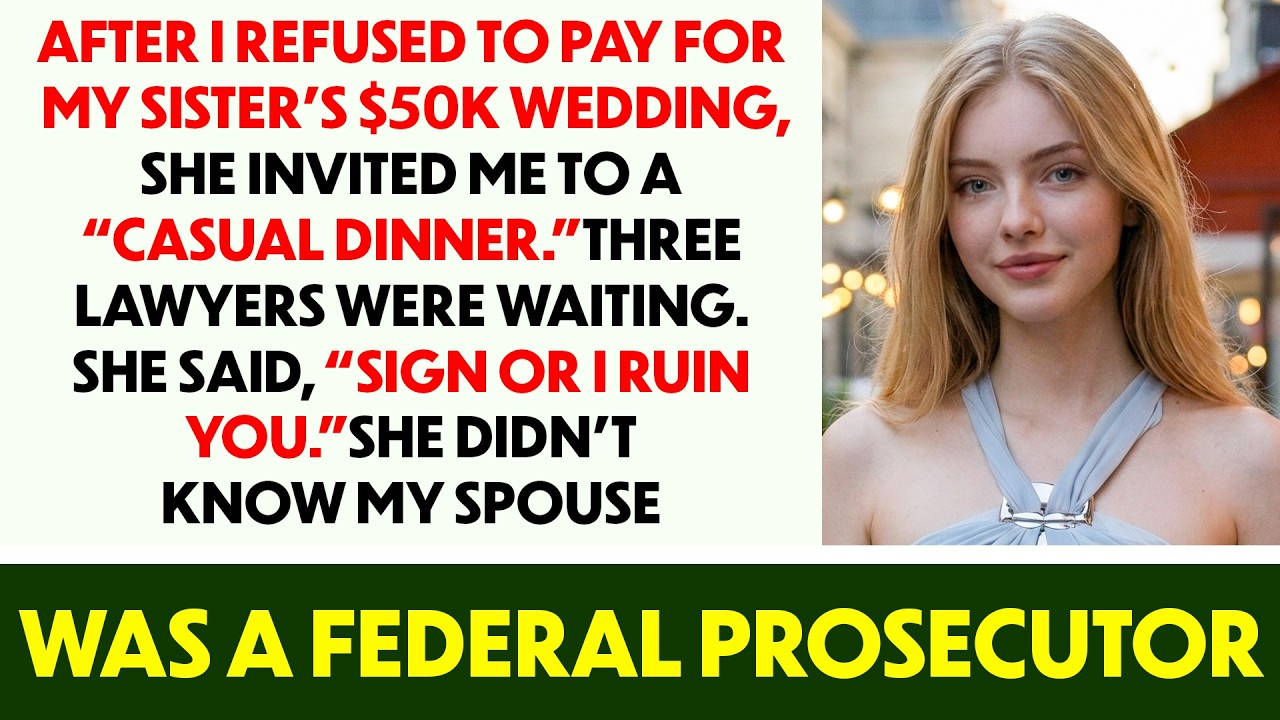 I Refused My Sister’s $50K Wedding—She Tried to Sue… Then Her Trust Scam Was Exposed
