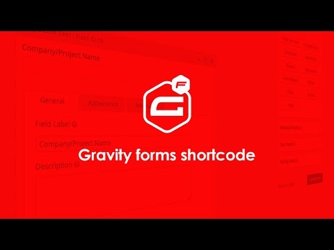 Gravity forms shortcode tutorial