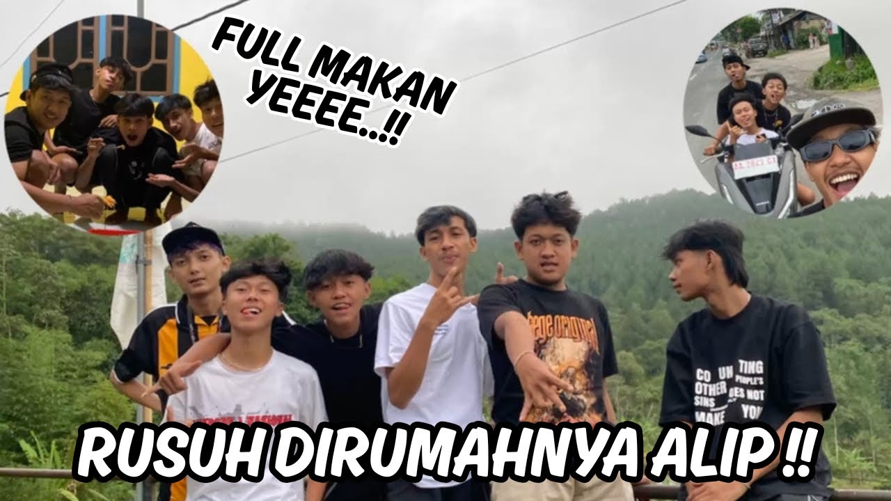 MAIN KE RUMAHNYA ALIP SERU JUGA YA !! Perut langsung kenyang semua 😅