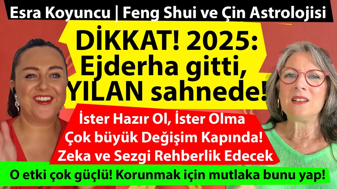DİKKAT 2025 Ejderha gitti, YILAN sahnede O etki çok güçlü! Korunmak için mutlaka bunu yap!