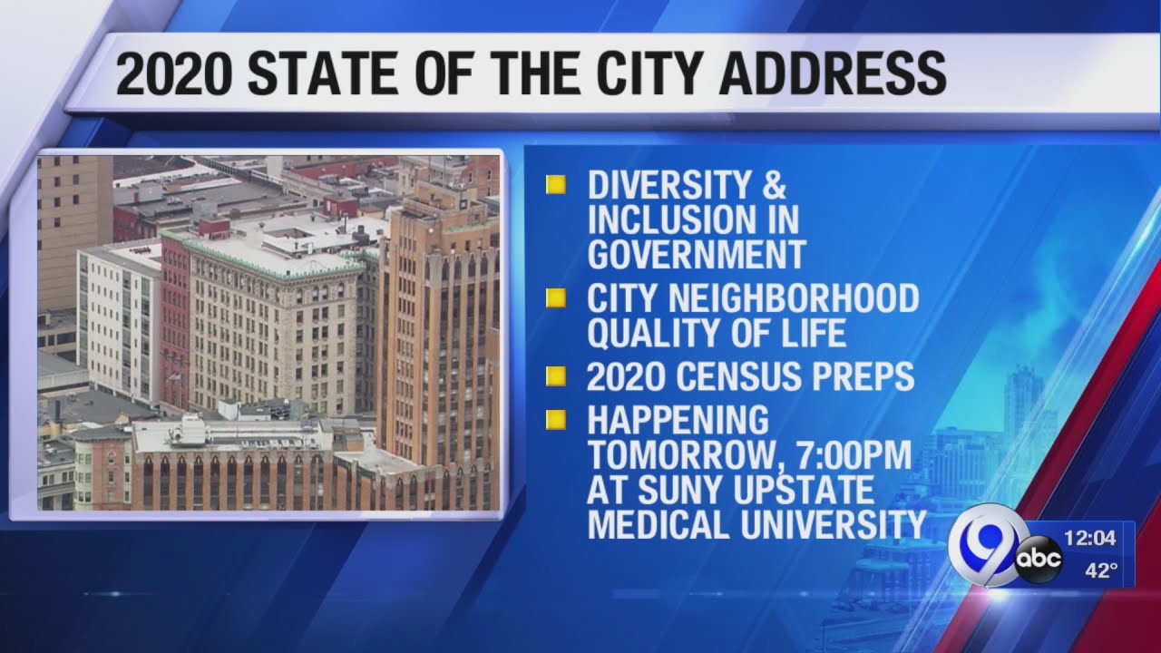 Syracuse Mayor Ben Walsh to deliver State of the City address on Thursday