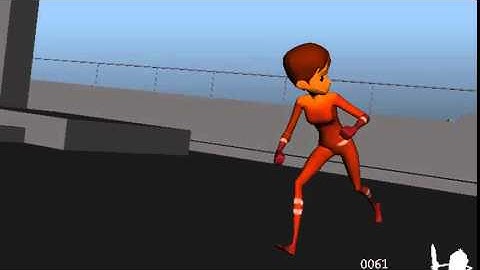 Animation Mentor Class 2 / Week 9 - Physical Shot Splining WIP 1