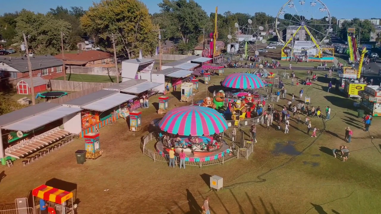 Ottaway Amusement ariel view at Haysville fall festival What you need