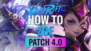 THE ONLY ZOE GUIDE YOU'LL EVER NEED | Patch 4.0 | RiftGuides | WildRift screenshot 5