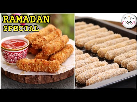 Make & Freeze for Ramadan ❗ Chicken Cheese Fingers Recipe by (YES I CAN COOK)