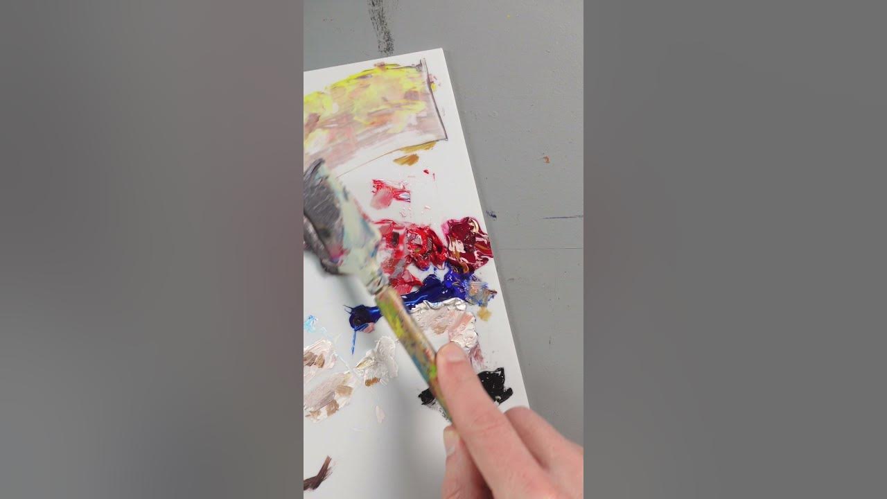 How to Make a Glass Palette for Paint Mixing - HelloArtsy