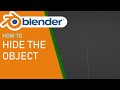 Blender how to hide the object