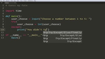 Python Tutorial : Building - Guess My Fate Part 1